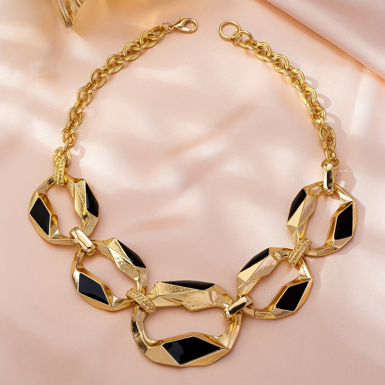 Women's Sophisticated Geometric Necklace, Versatile Style